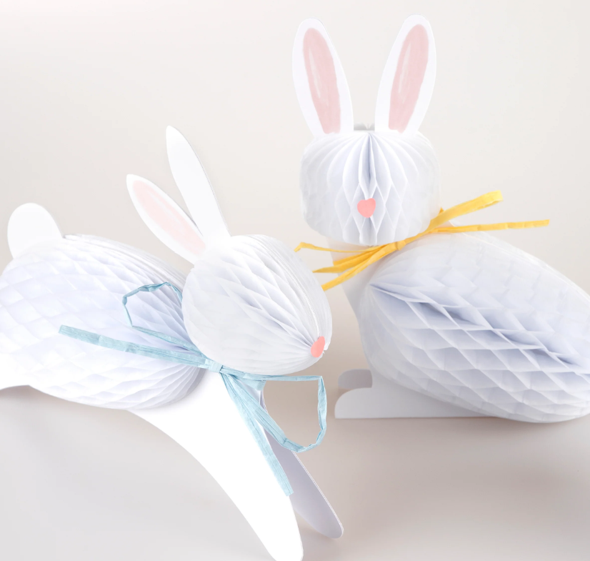 Meri MeriMeri Meri - Tavşan Honeycomb Masa Süsü - 6 Adet272777