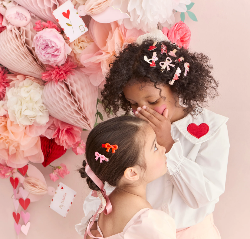 Meri MeriMeri Meri - Valentine's Bow Saç Tokaları - 6 Adet282381