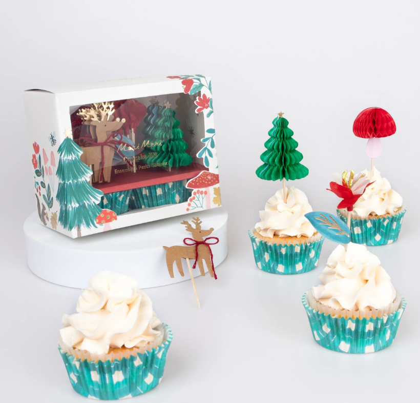 Meri MeriMeri Meri - Winter Woodland - Orman Cupcake Kiti280644