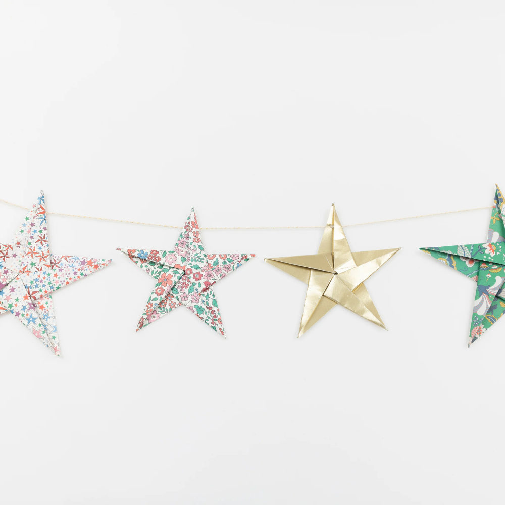 Meri MeriMeri Meri x Liberty - Origami Yıldız Garland292614