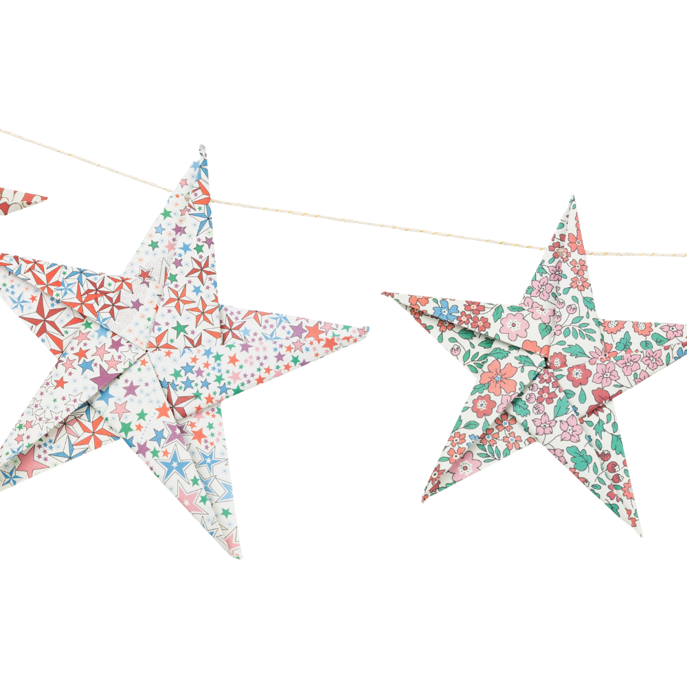 Meri MeriMeri Meri x Liberty - Origami Yıldız Garland292614