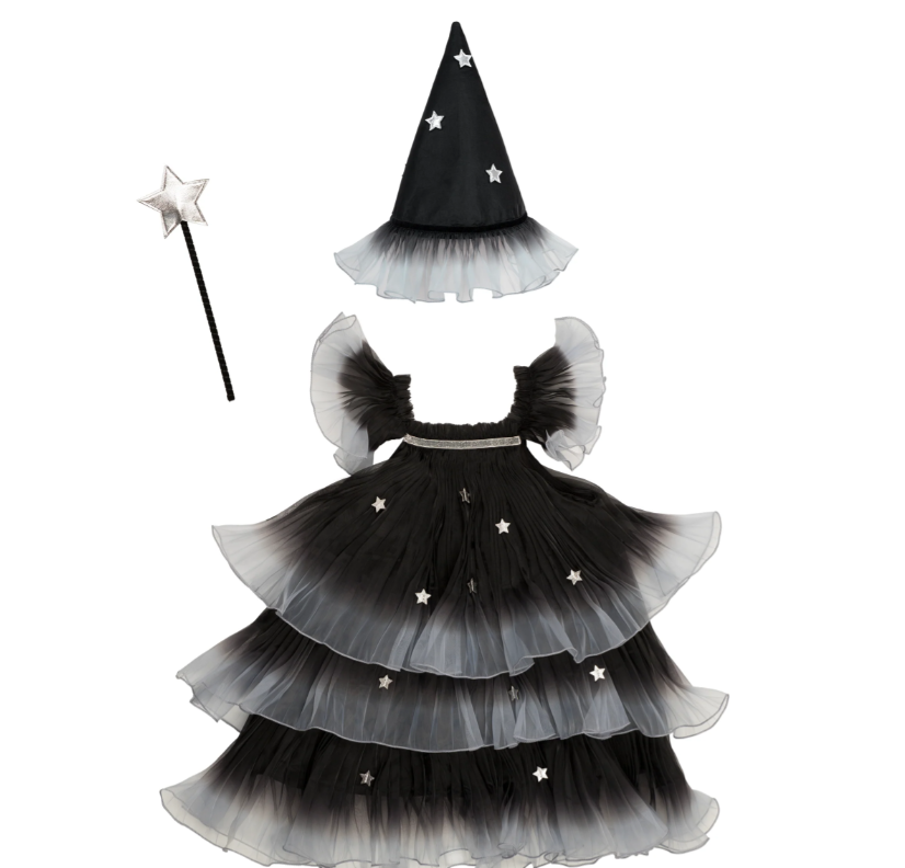 Meri MeriMeri Meri - Yıldızlı Cadı Kostümü Seti (5-6 Yaş)279618