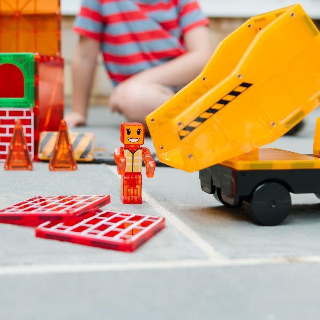 Magna-Tiles Builder XL - İnşaat XL 50 Parça Mıknatıslı Oyunlar