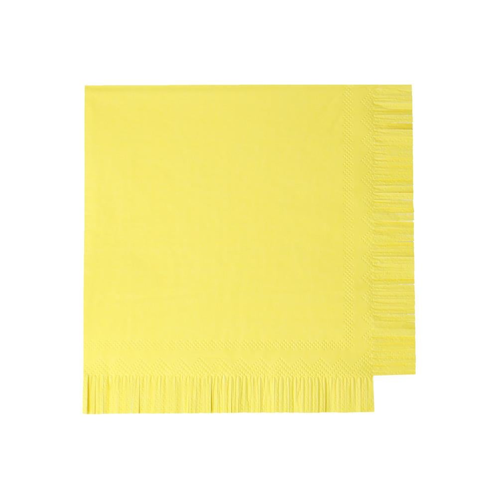 Meri Meri - Assorted Bright Large Napkins - Parlak Tonlar Peçeteler (L) (x16) Peçeteler