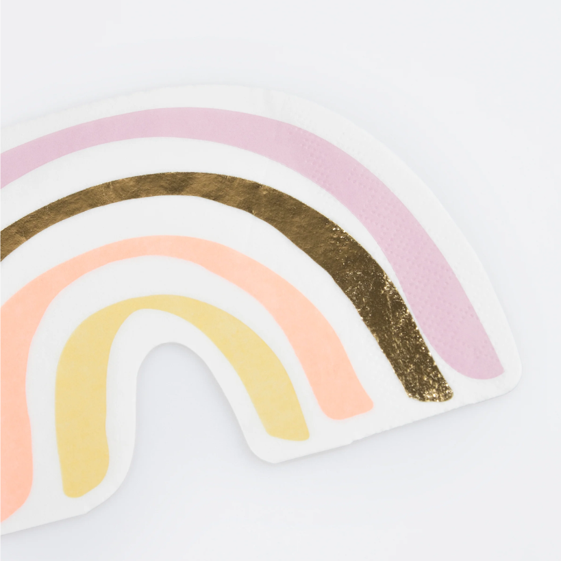 Meri Meri - Happy Face Icons Diecut Napkins - Mutlu Yüz Semboller Peçeteler (x16) Peçeteler