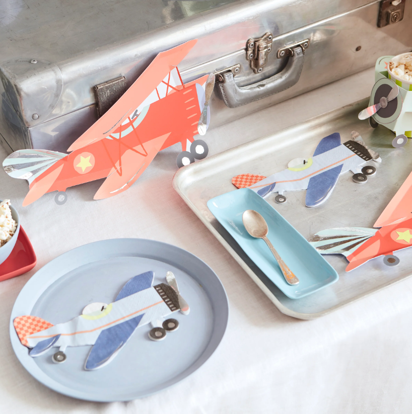 Meri Meri - Plane Napkins - Uçak Peçeteler (x16) Peçeteler