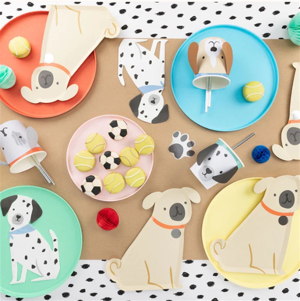 Meri Meri - Puppy Napkins - Yavur Köpek Peçeteler - 16'lı Peçeteler