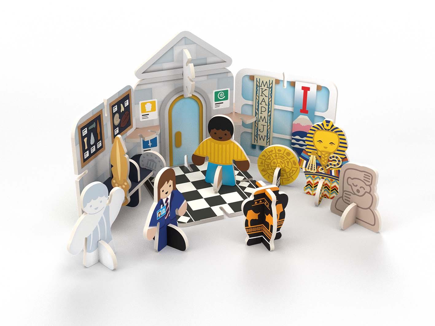 PlayPressPlayPress - Story Playset - Mini MuseumK0003