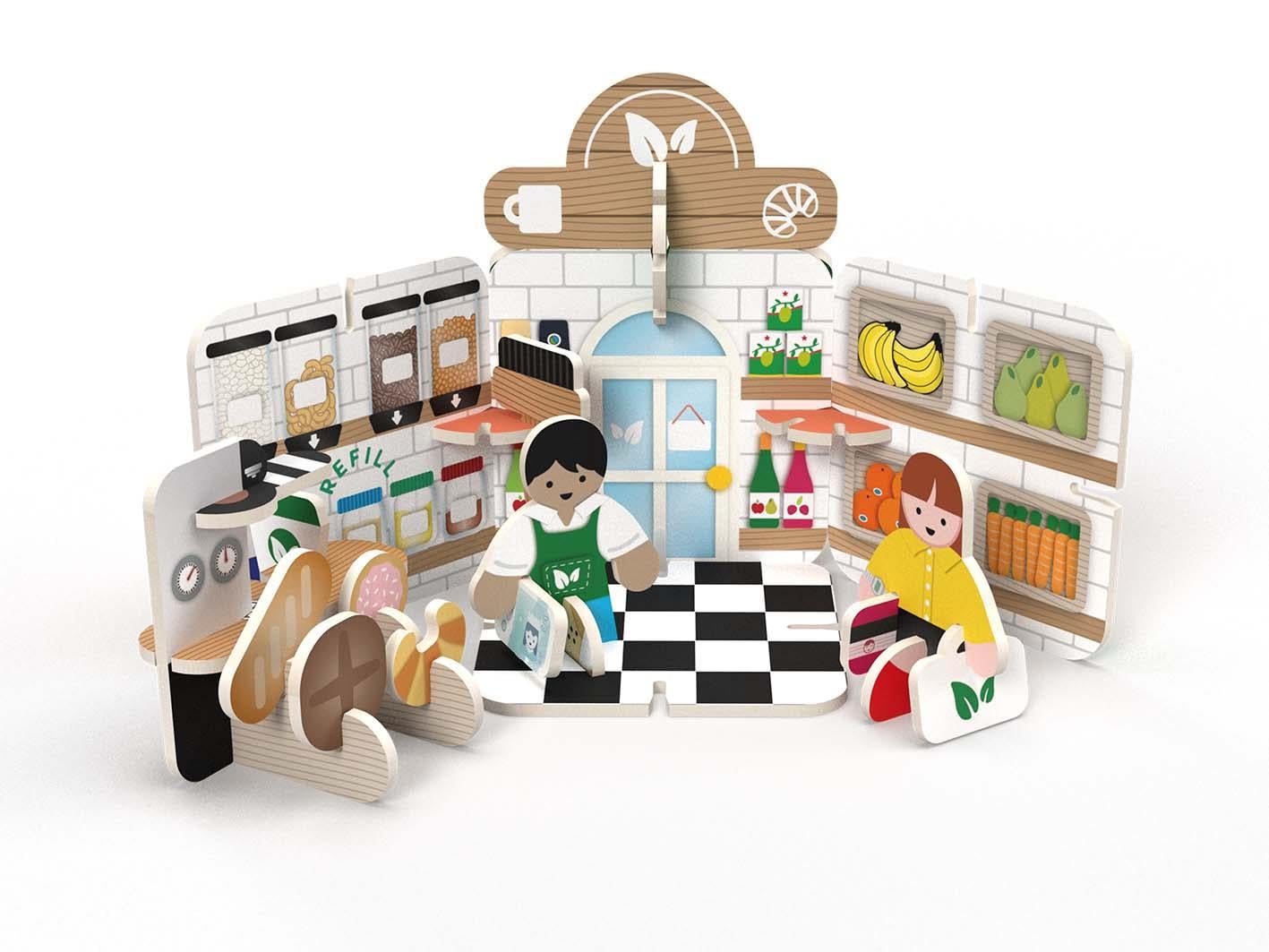 PlayPressPlayPress - Story Playset - Mini Refill CaféK0002