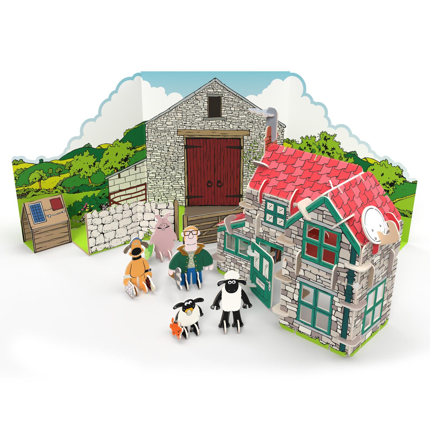 PlayPressPlayPress - Story Playset - Shaun the Sheep Mossy BottomL0006