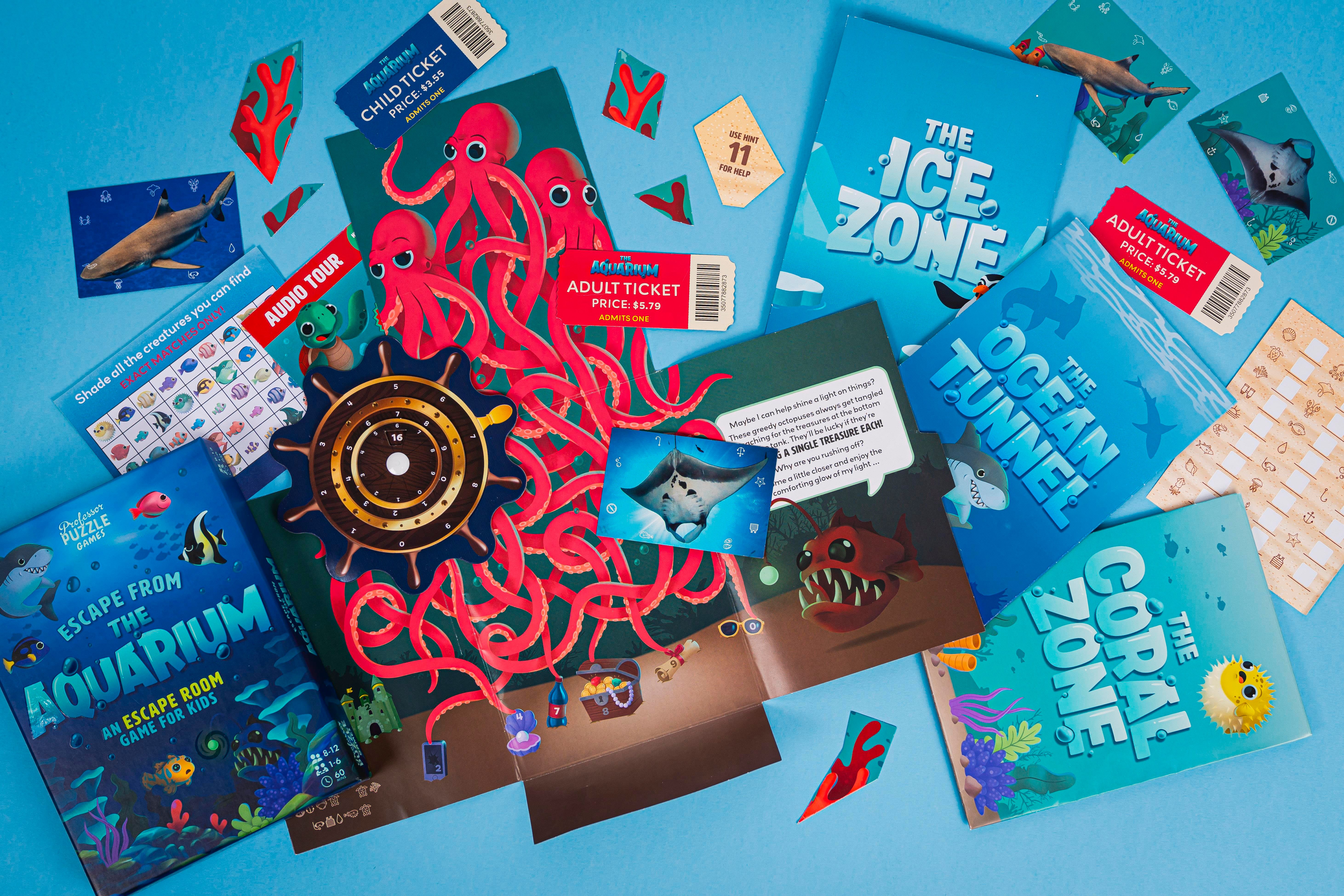 Professor PuzzleProfessor Puzzle - Dedektif Aile Oyunu - Escape from the AquariumES7927