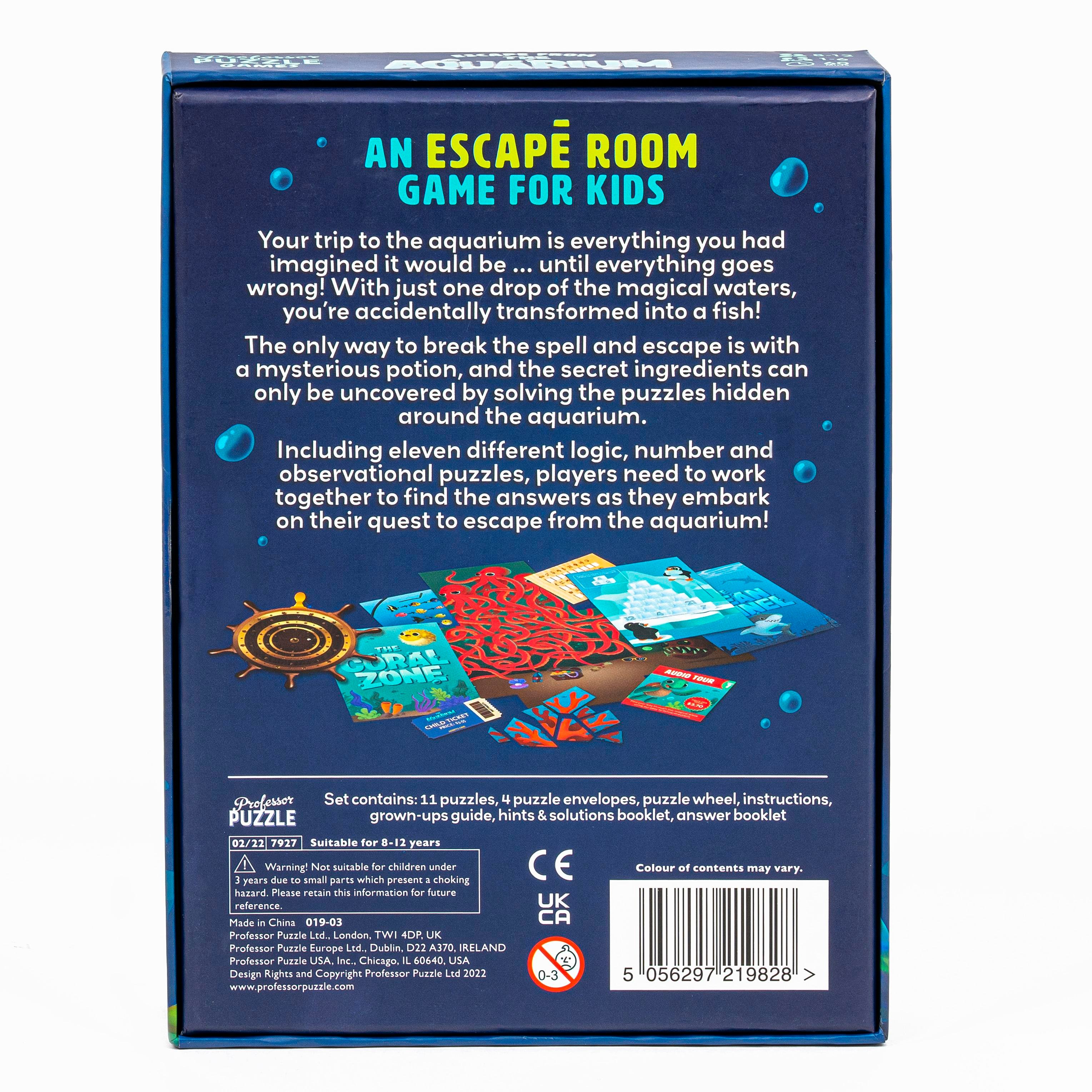 Professor PuzzleProfessor Puzzle - Dedektif Aile Oyunu - Escape from the AquariumES7927