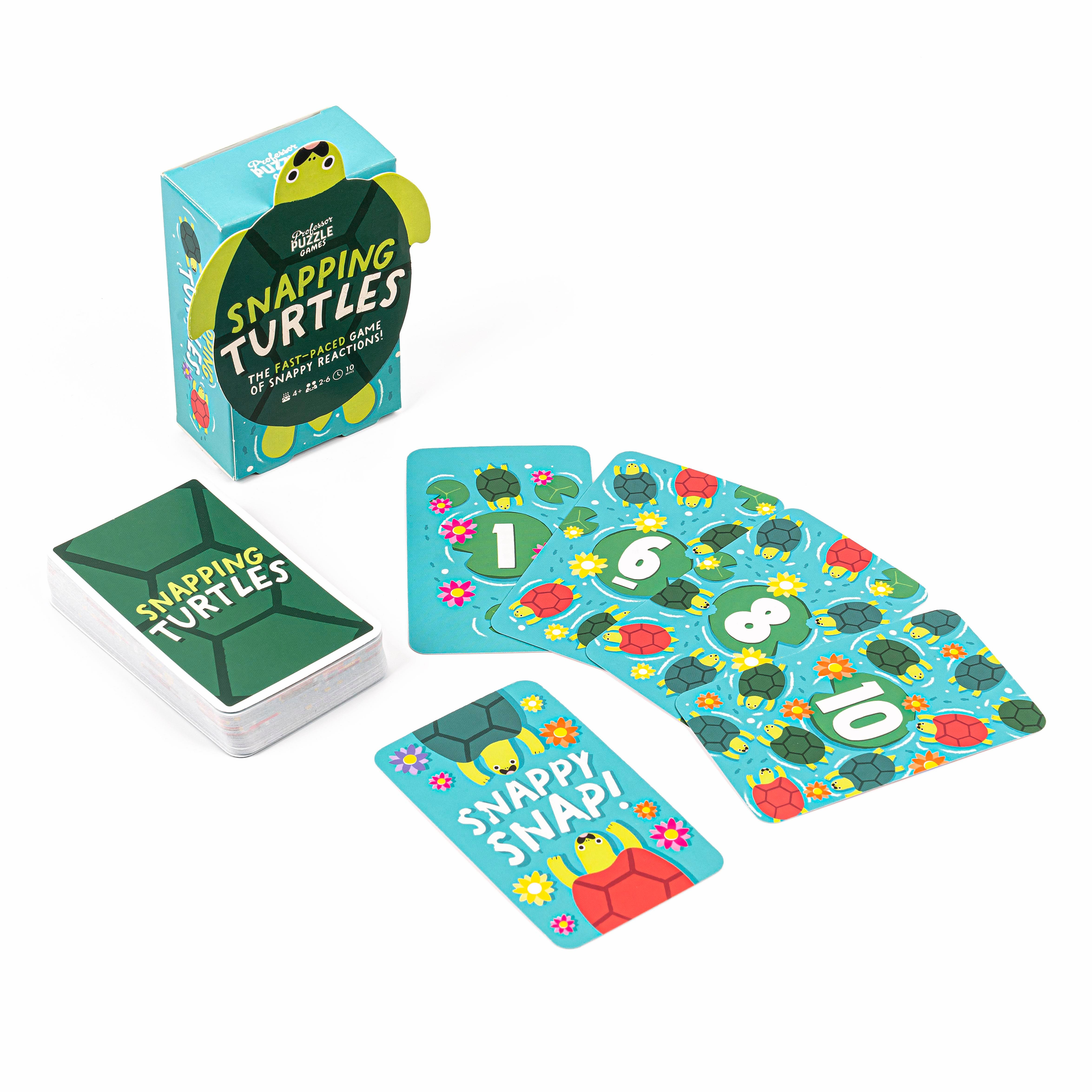 Professor PuzzleProfessor Puzzle - Eşleştirme Kart Oyunu - Snapping TurtlesPPKG9611