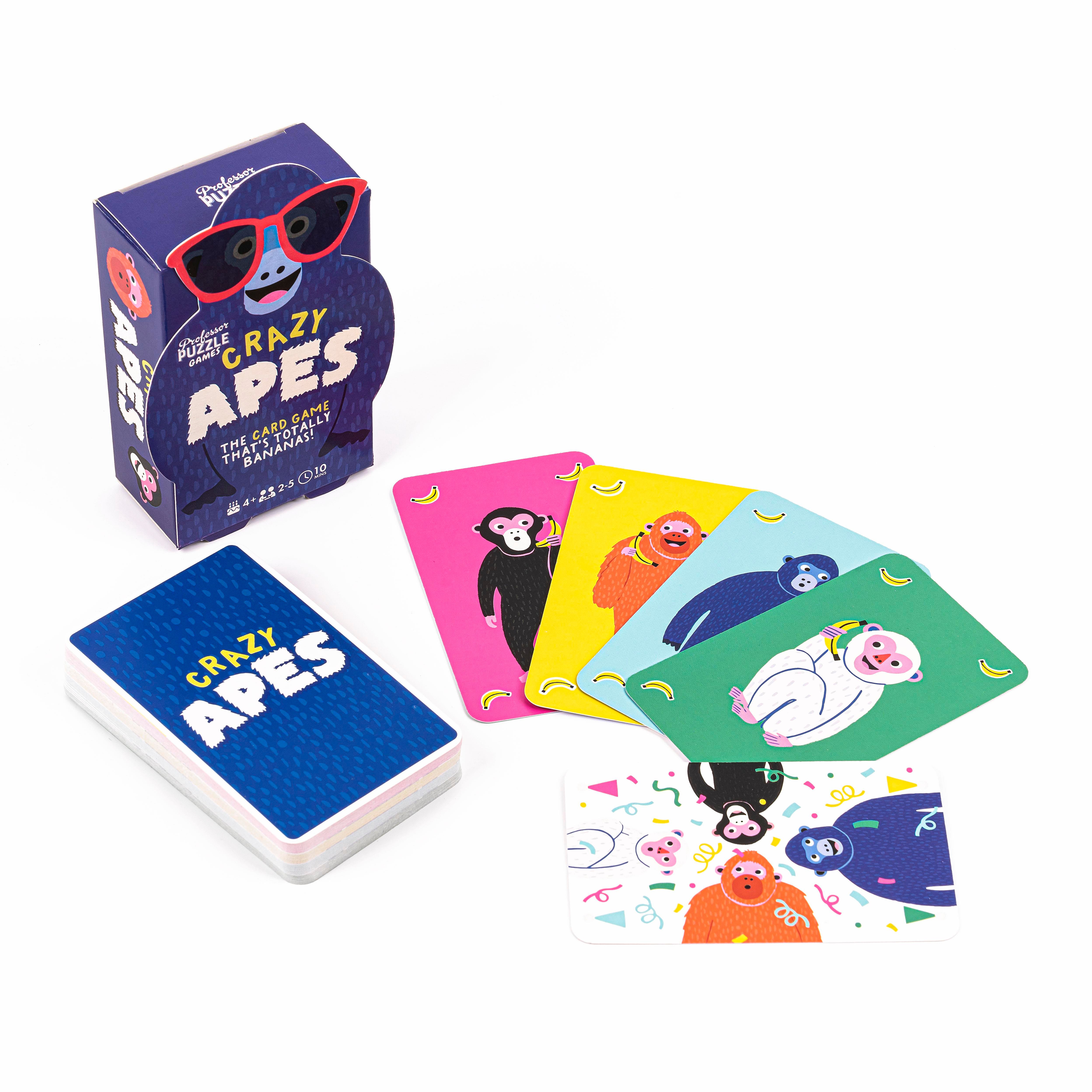 Professor PuzzleProfessor Puzzle - Eşleştirme Kart Oyunu - Crazy ApesPPKG9693