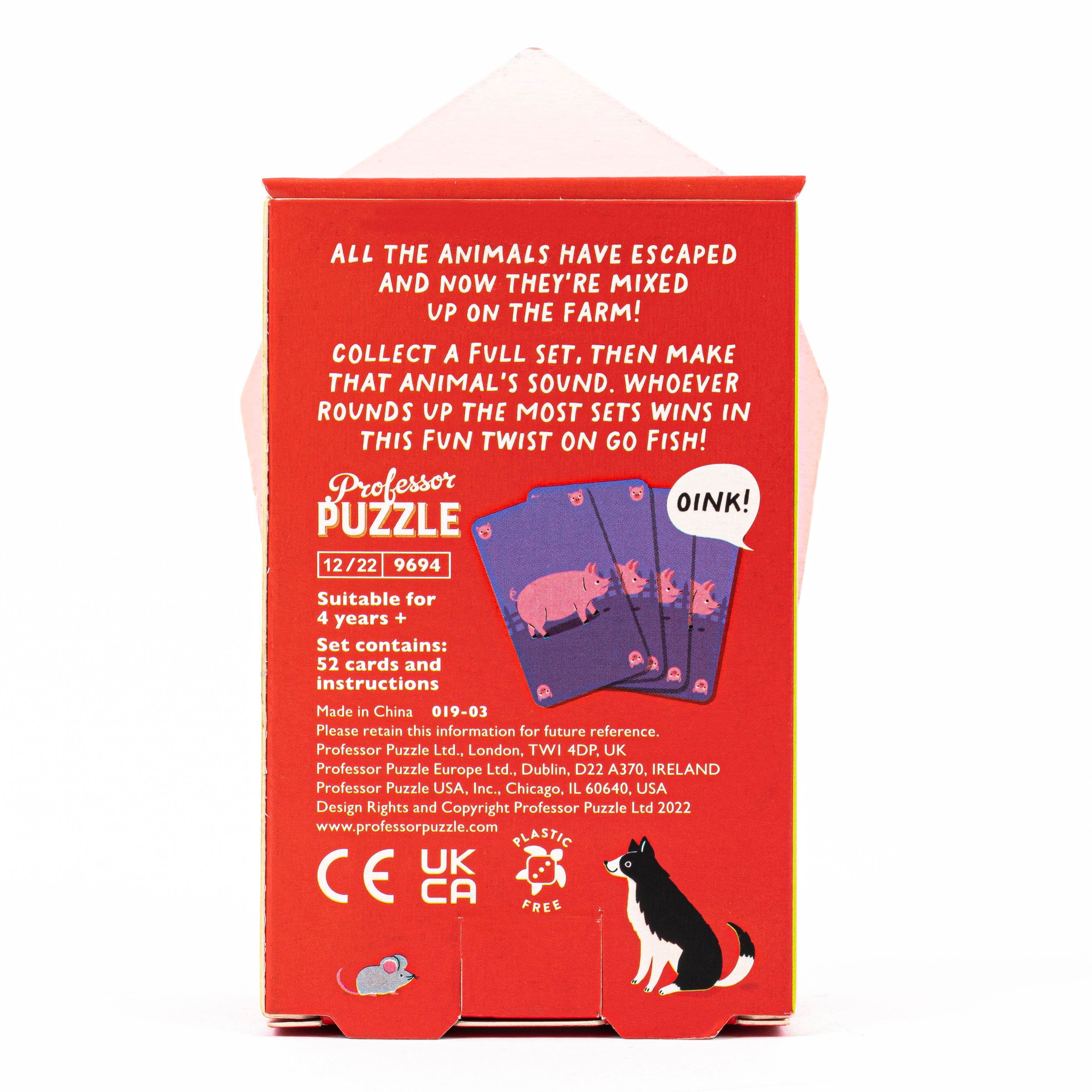 Professor PuzzleProfessor Puzzle - Eşleştirme Kart Oyunu - Go Farm!PPKG9694