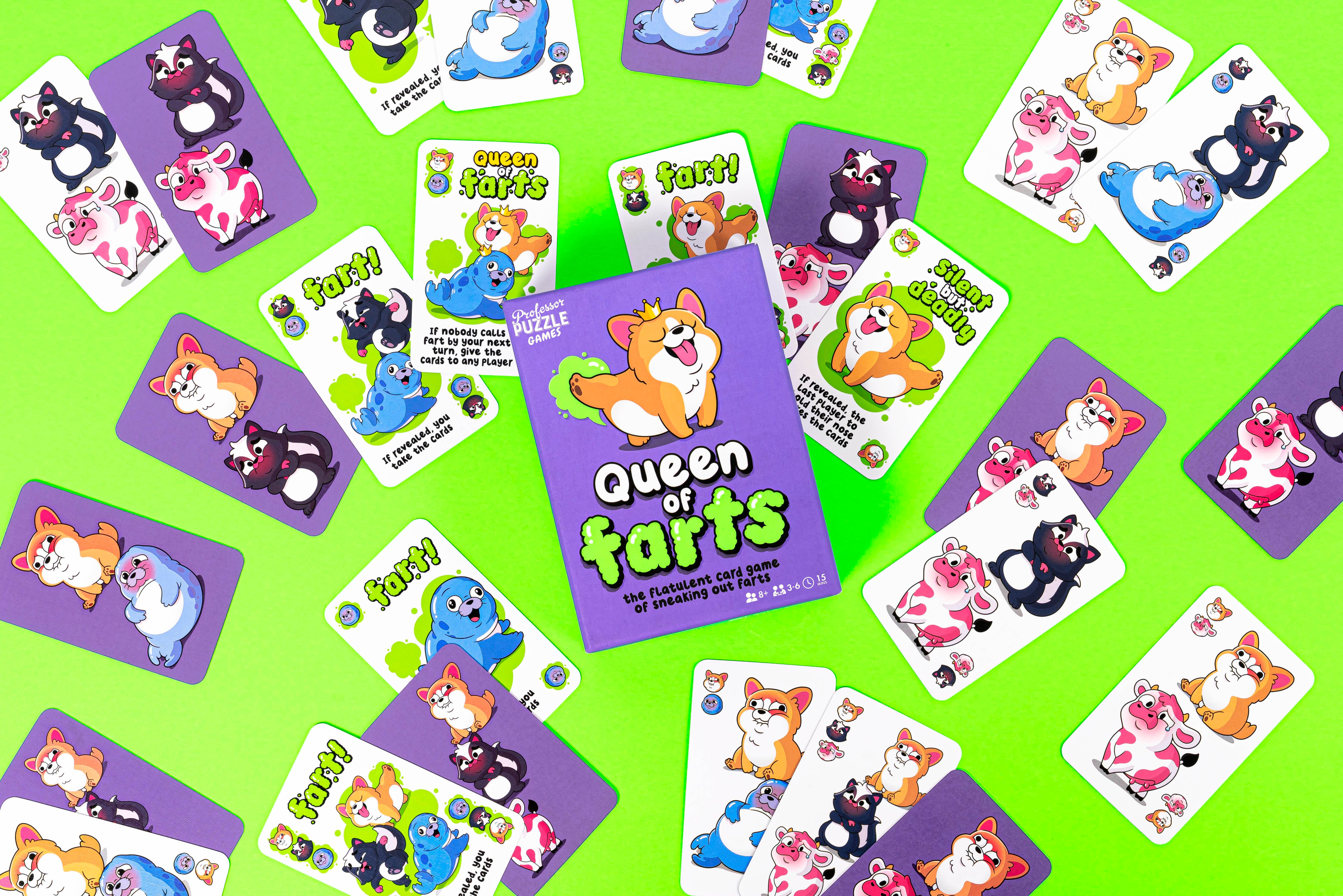 Professor PuzzleProfessor Puzzle - Kart Oyunu - Queen of FartsPPG11539