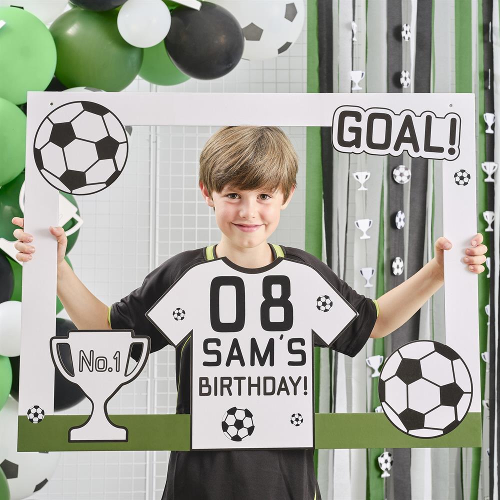 Ginger Ray - Photobooth Frame Customisable Football - Futbol Fotoğraf Çerçevesi Spor