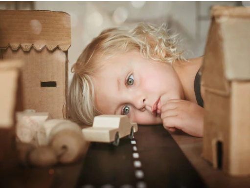 Waytoplay - Back & Forth Car - Woody - Araba - Ahşap Renk STEM - Eğitici Setler