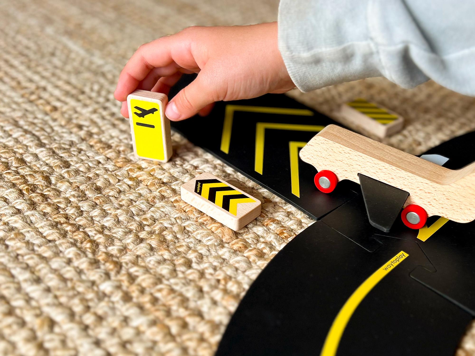 Waytplay - Roadblocks Set Airport Signs STEM - Eğitici Setler