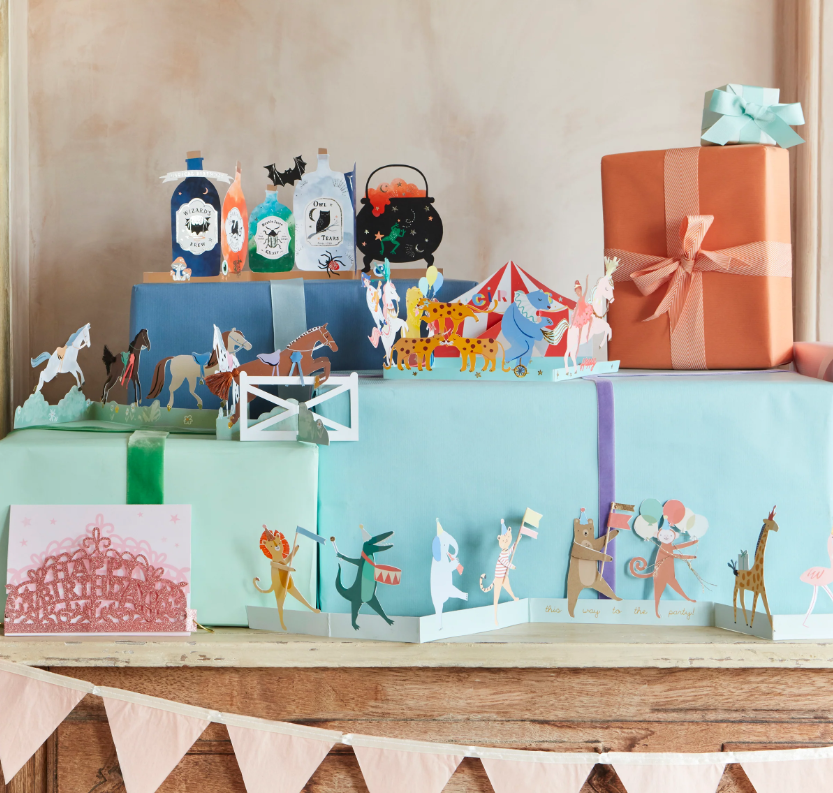 Meri Meri - Concertina Horse Card - Atlar Tebrik Kartı Tebrik Kartları