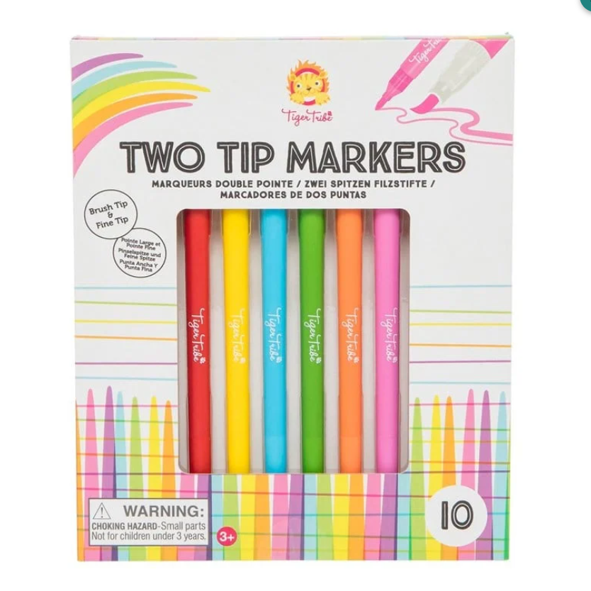 Tiger TribeTiger Tribe 10'lu İki Uçlu Keçeli Boya Kalemi7-0126