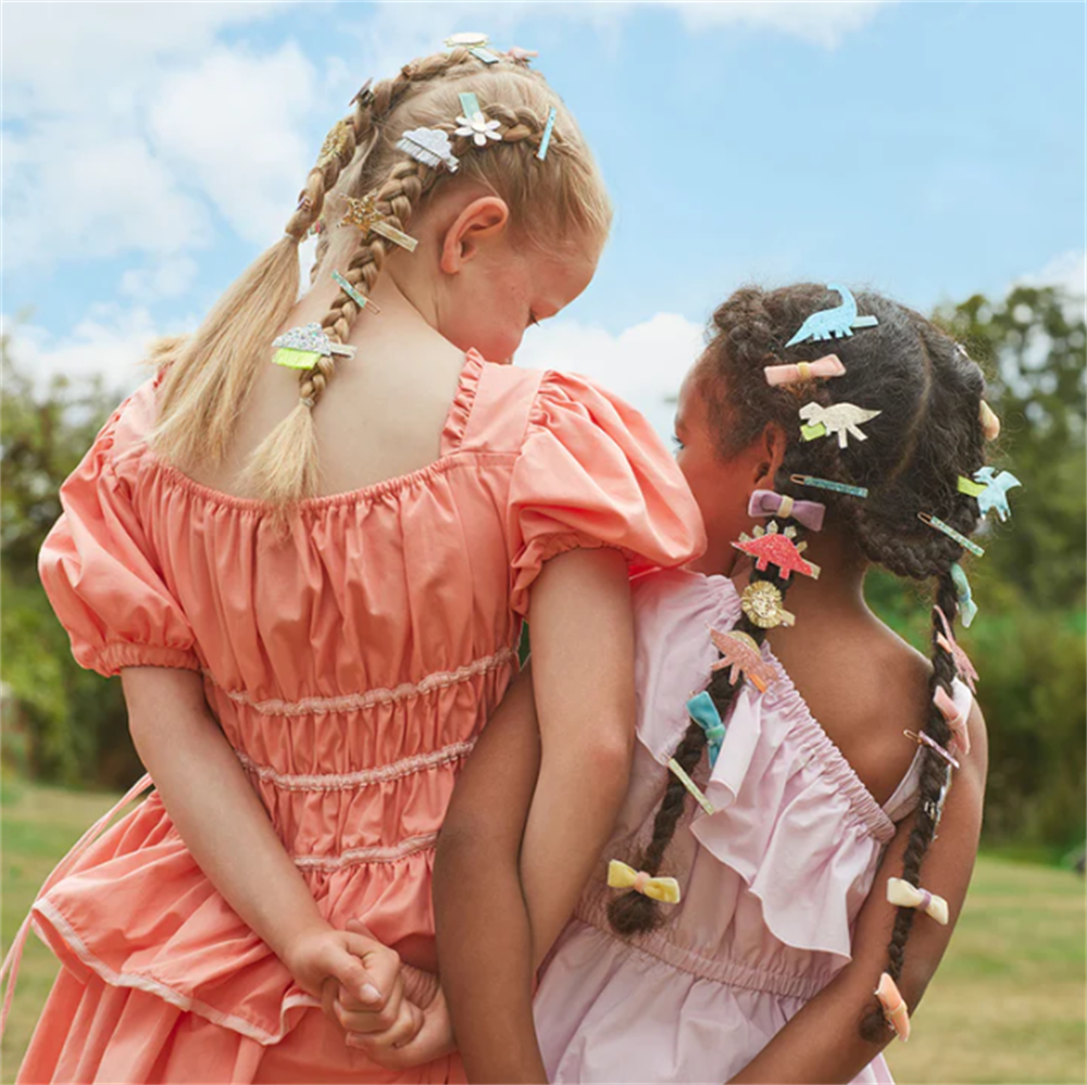 Meri Meri - Dino Hair Clips - Dinozor Tokalar - 8'li Tokalar ve Taçlar