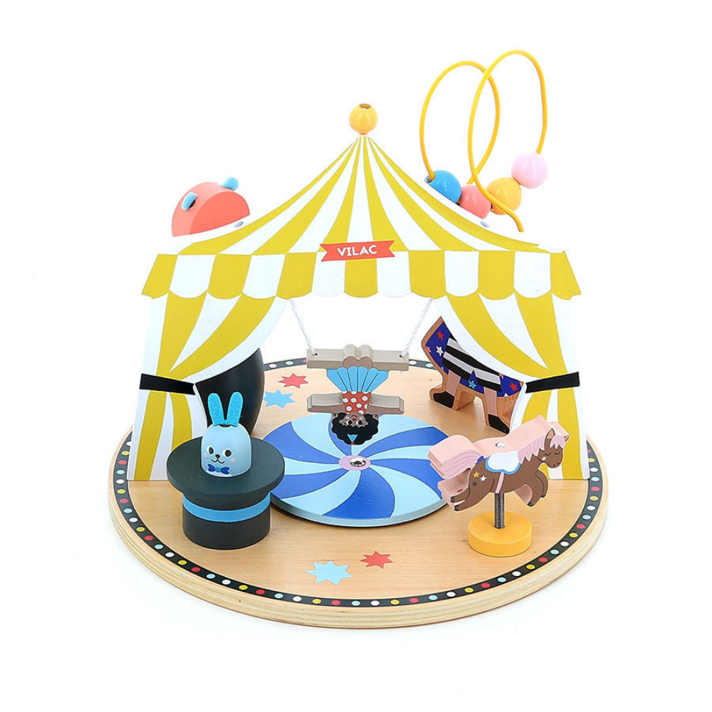 VilacVilac - Ahşap Aktivite Oyuncağı - Sirk8574