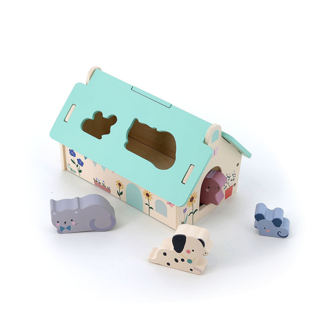 VilacVilac - Ahşap Evcil Hayvanlar Evi Eşleştirme7119