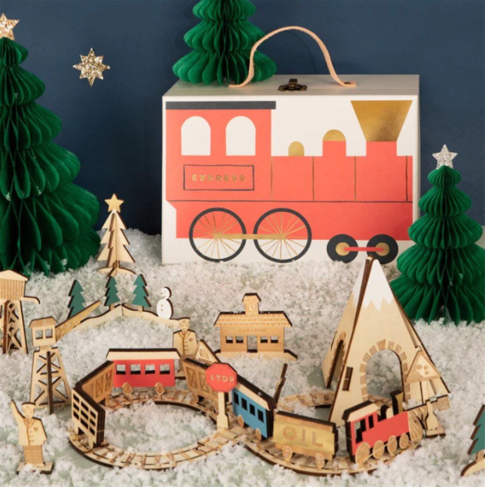 Meri Meri - Railway Train Advent Calendar - Tren Advent Calendar Yeni Yıl