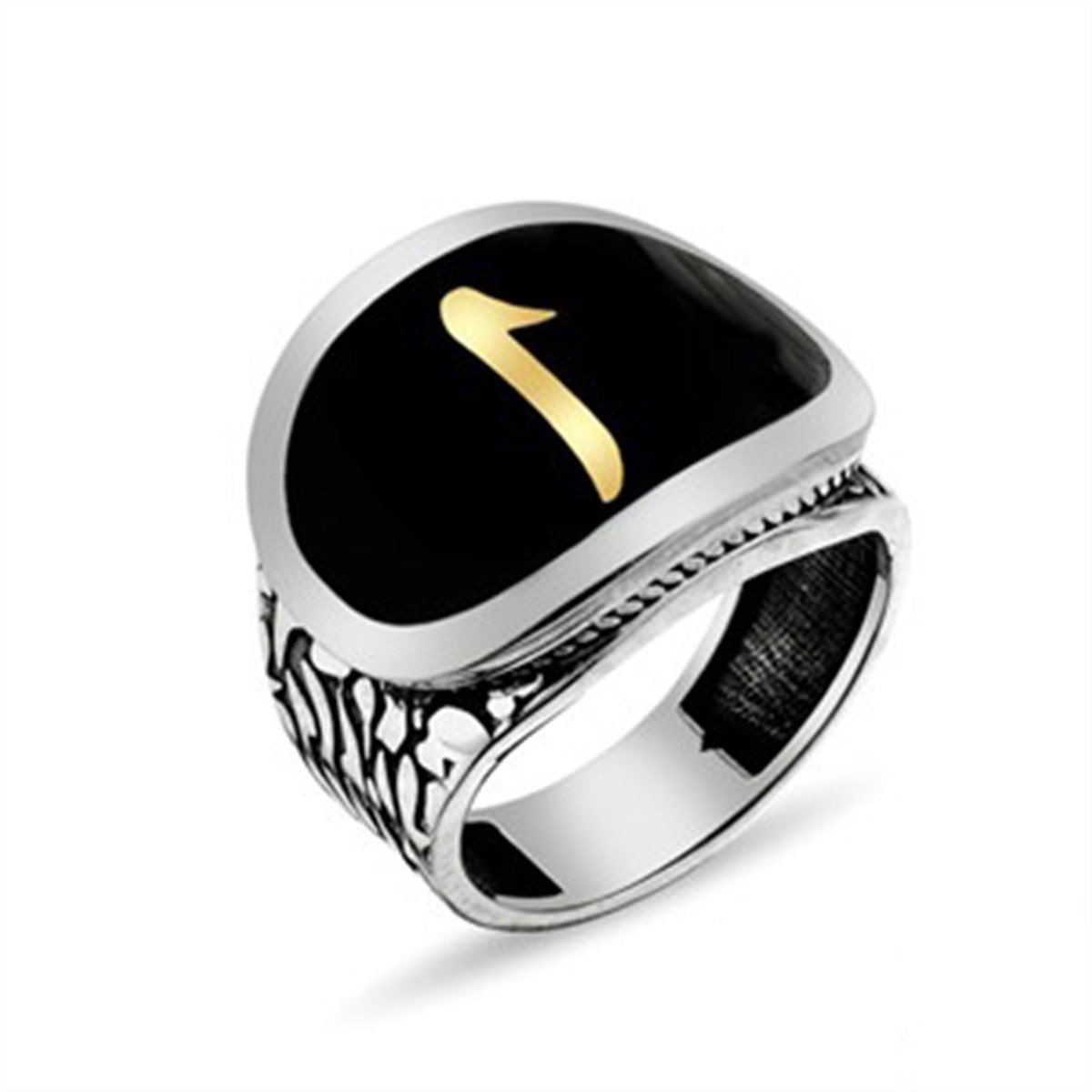 Elif 925 Ayar Gümüş Erkek Yüzüğü