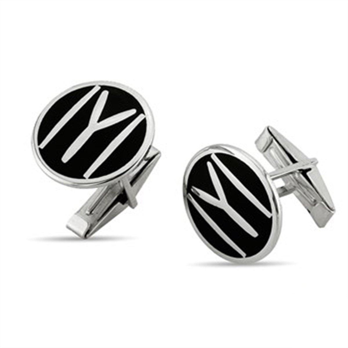 IYI Diriliş Kayı Boyu Sancağı 925 Ayar Gümüş Kol Düğmesi