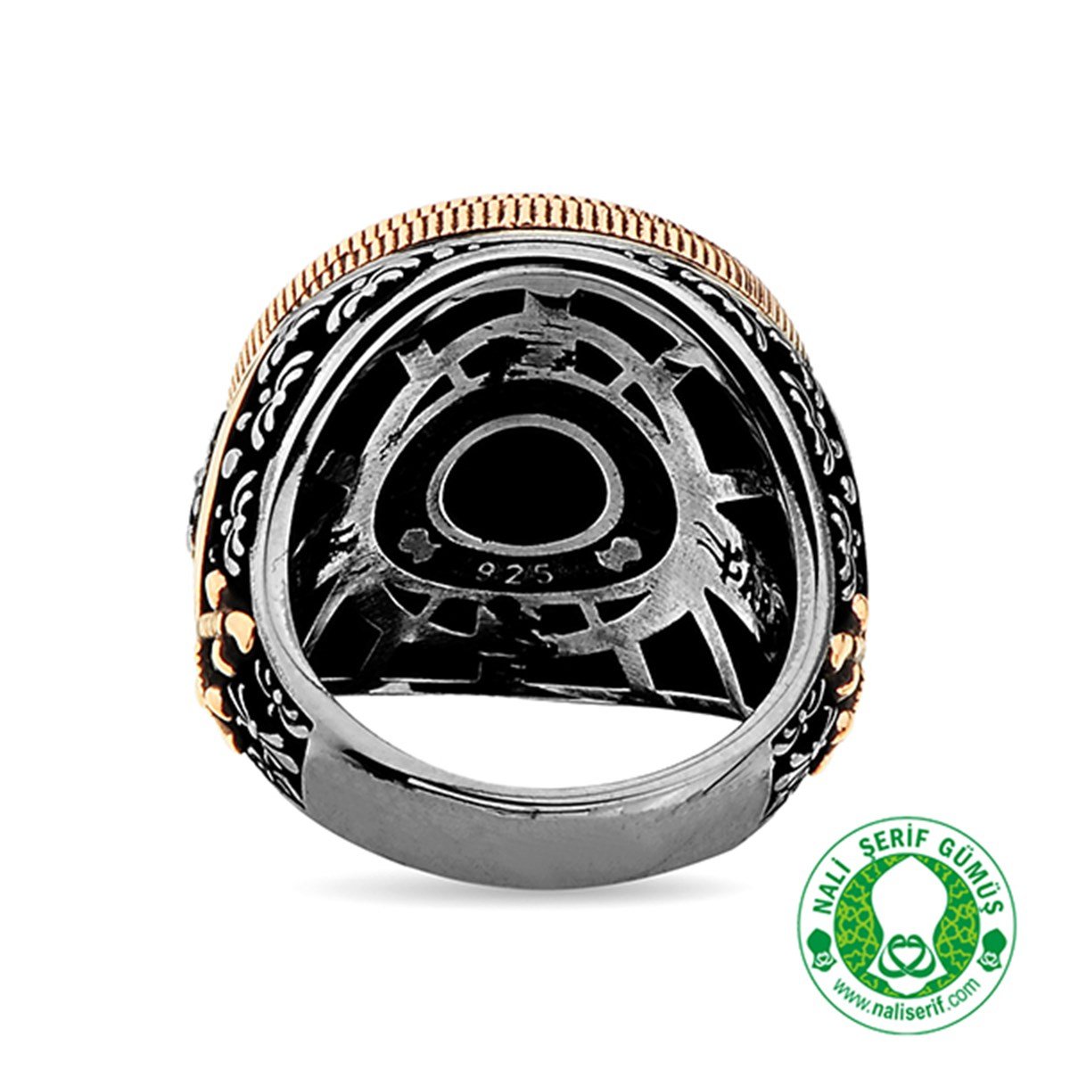 Kabartma Zülfikar Kılınç İşlemeli Bordo Mineli Tılsımlı Barbaroslar Mührü Süleyman Gümüş Erkek Yüzük