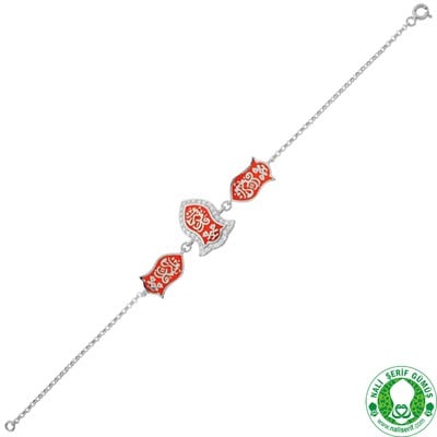 Nali Şerif Kademi Şerif 925 Ayar Gümüş Bayan Bileklik