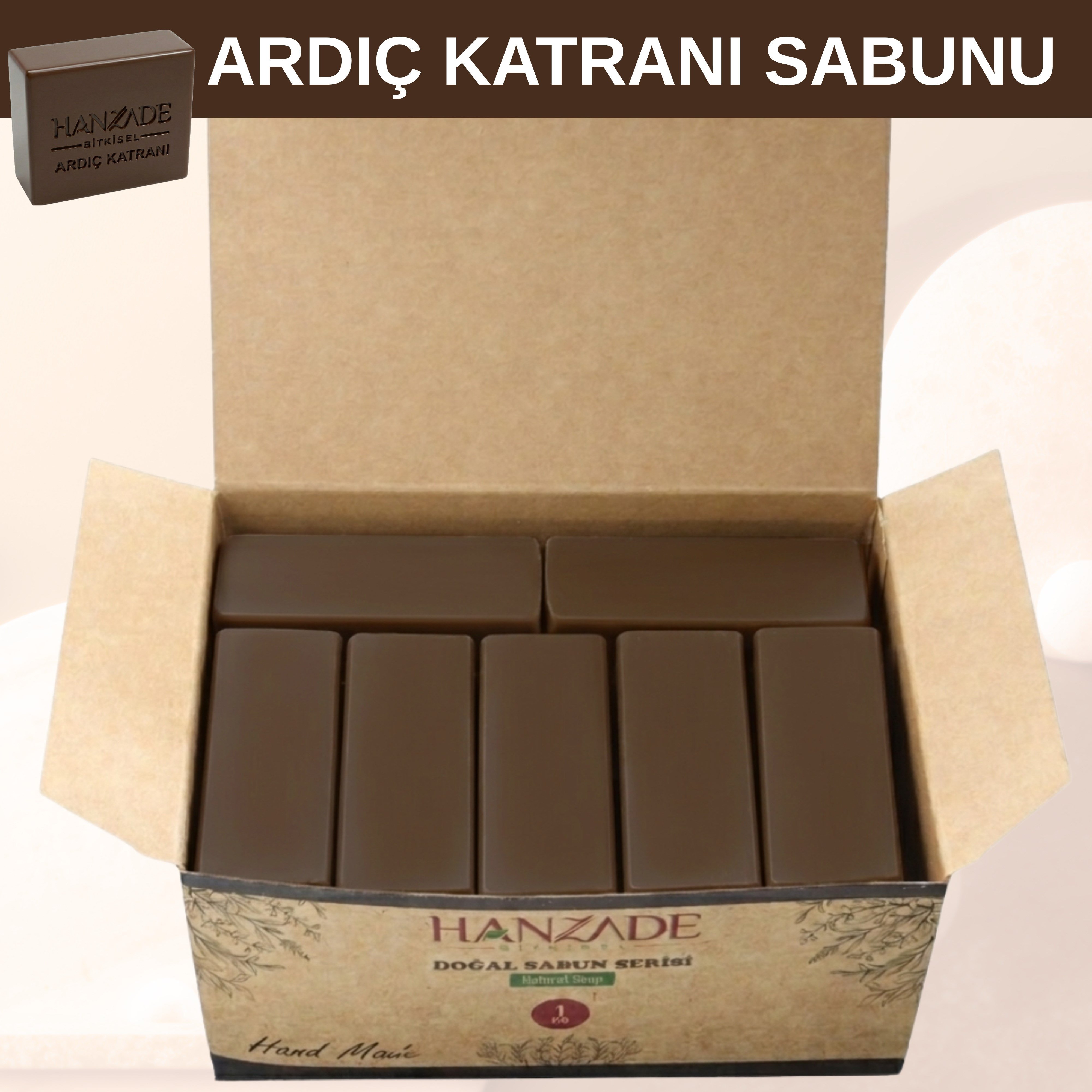 Ardıç Katranı Sabunu Katranlı Sabun - Doğal El Yapımı Dökme Sabun 1 kg