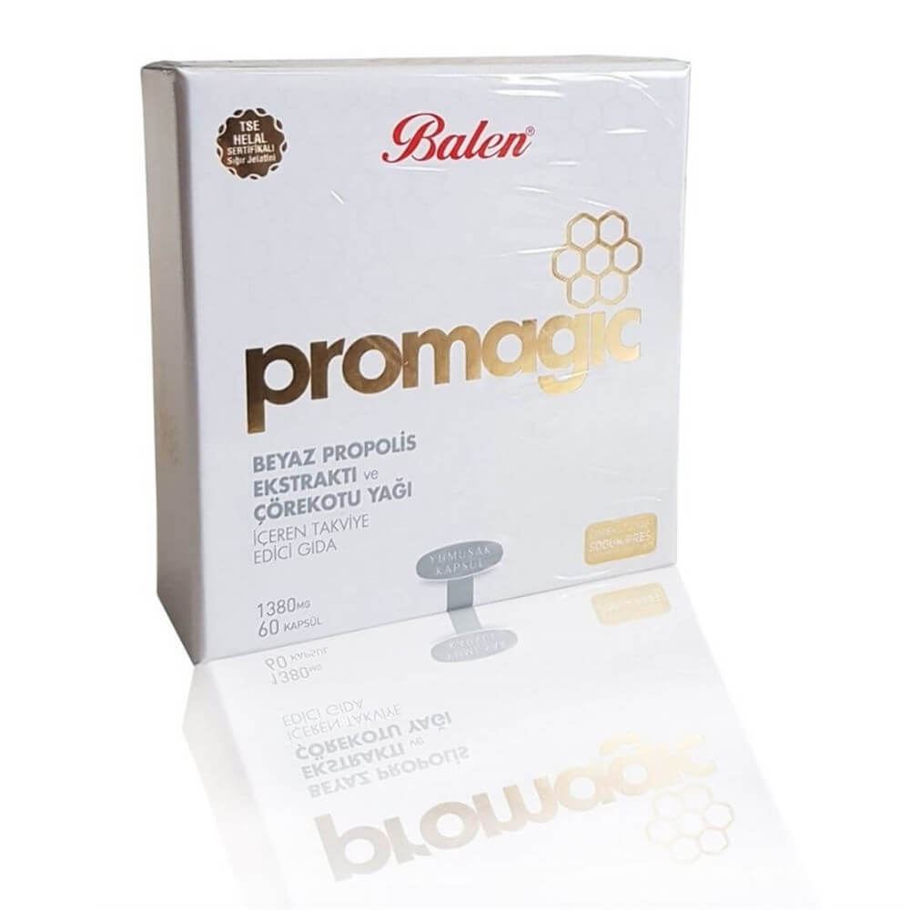 Balen Promagic Beyaz Propolis Ekstraktı ve Çörekotu Yağı Kapsül