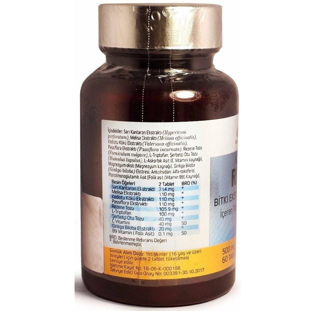 Balen Reston Bitki Ekstraktları ve Vitamin 500 Mg 60 Tablet
