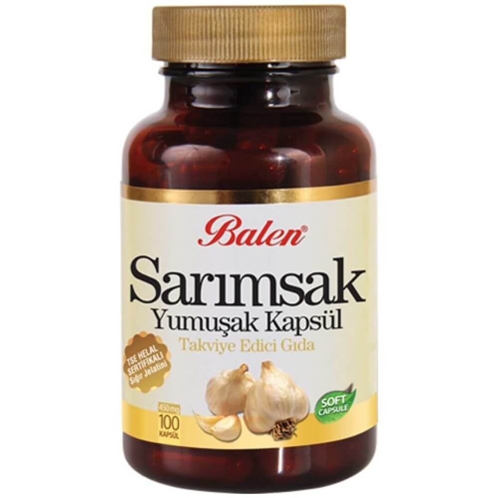 Balen Sarımsak Yağı Yumuşak Kapsül - 100 Kapsül X 450mg