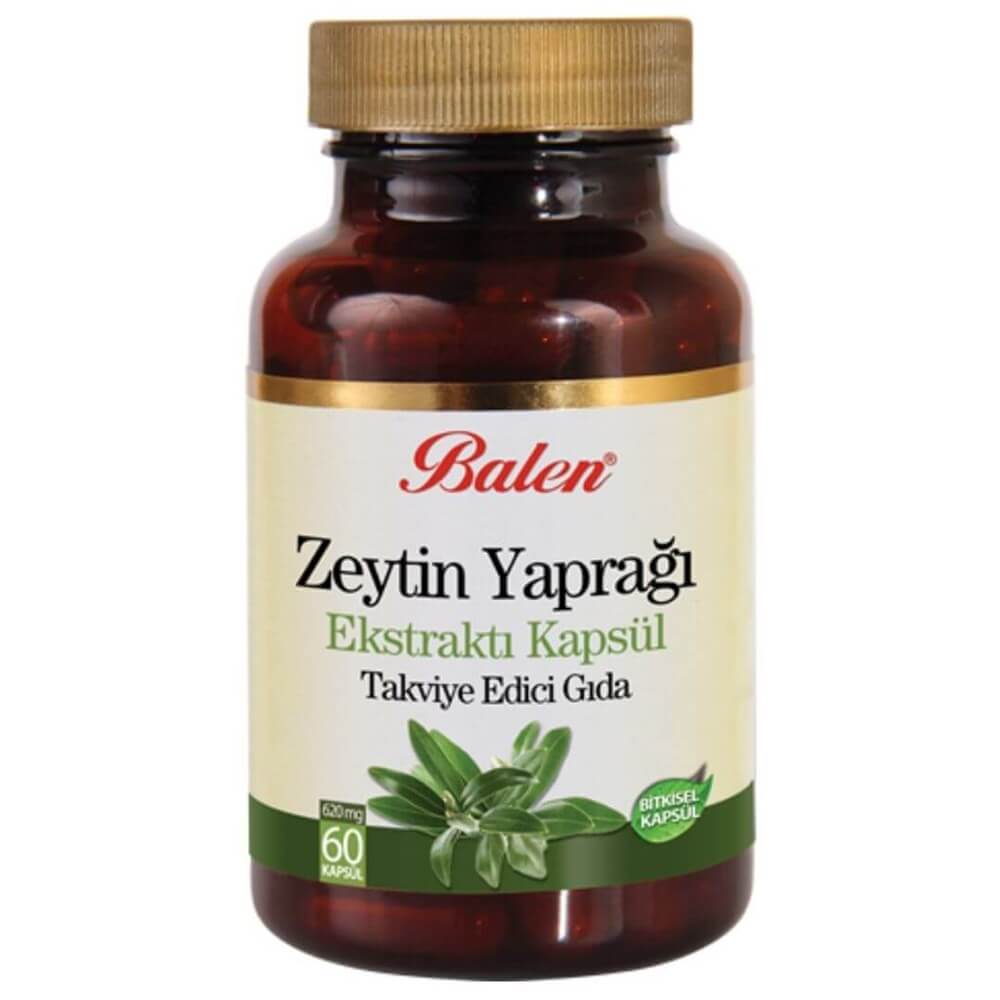 Balen Zeytin Yaprağı Ekstraktı Kapsül - 60 Kapsül X 620 mg