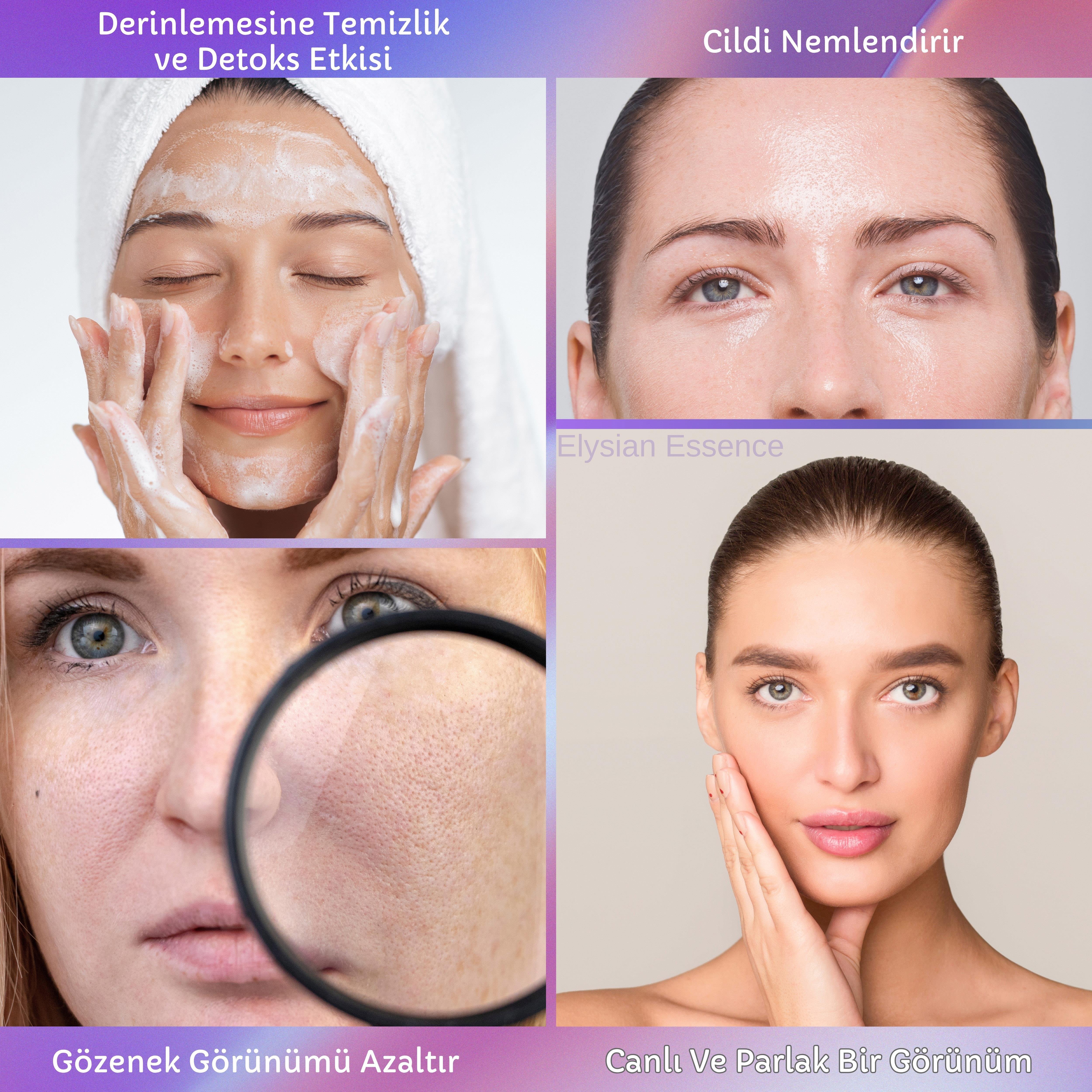 Elysian Essence Nemlendirici ve Yatıştırıcı Panthenol Yüz Temizleme Jeli - Kolajen & Hyaluronic Acid İlaveli 200 ml
