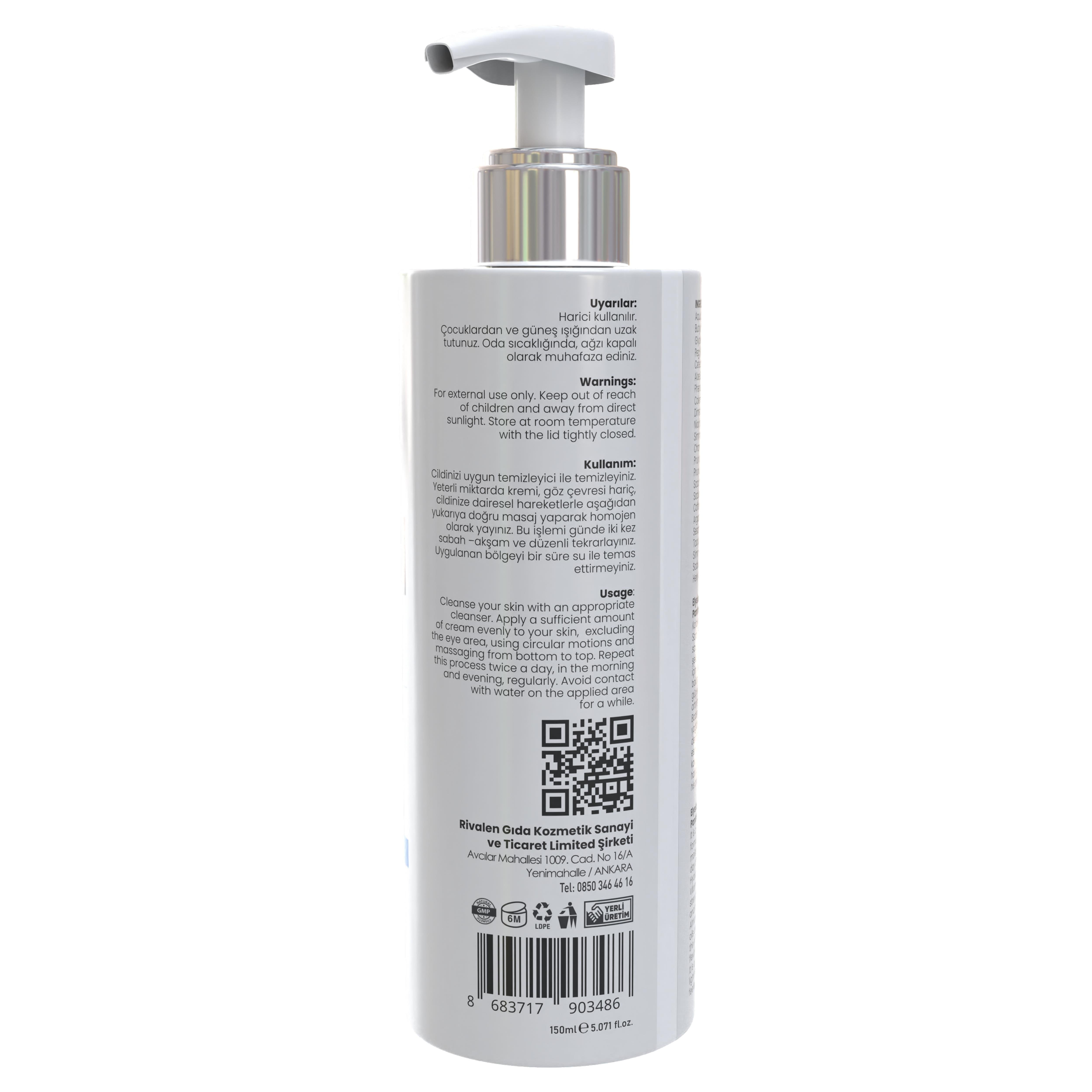 Elysian Essence Yoğun Nemlendirici Panthenol Yüz ve Vücut Kremi 150 ML | Kuru ve Hassas Ciltlere 24 Saat Bakım - Organik Argan Yağı, Shea Butter Yağı, Propolis ve Collagen İçerikli
