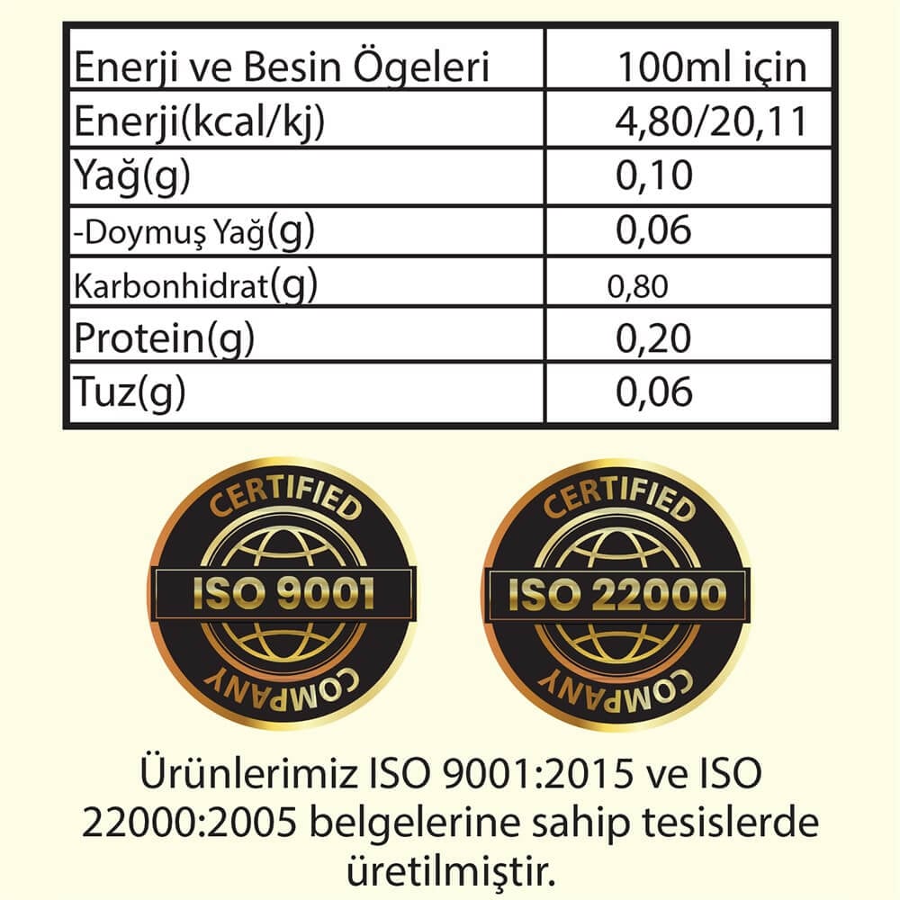 Hanzade Bitkisel Ceviz Sirkesi 500 Ml Doğal Fermantasyon Içilebilir Katkısız Cam Şişe