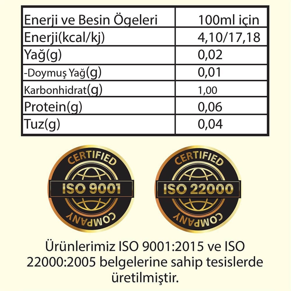 Hanzade Bitkisel Enginar Sirkesi 500 ml