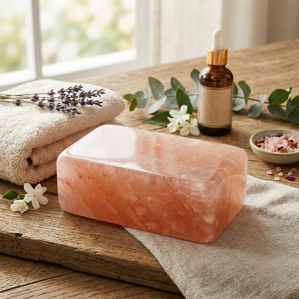 Hanzade Bitkisel Himalaya Tuz Sabunu 300-350 Gr Zengin Mineralli Doğal Saf Pembe Himalaya Kaya Tuzu Sabunu