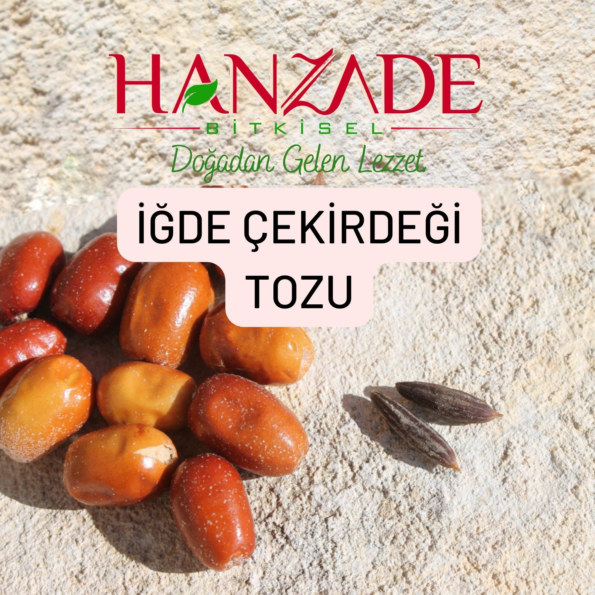 Hanzade Bitkisel İğde Çekirdeği Tozu Taze Öğütülmüş Günlük Çekim