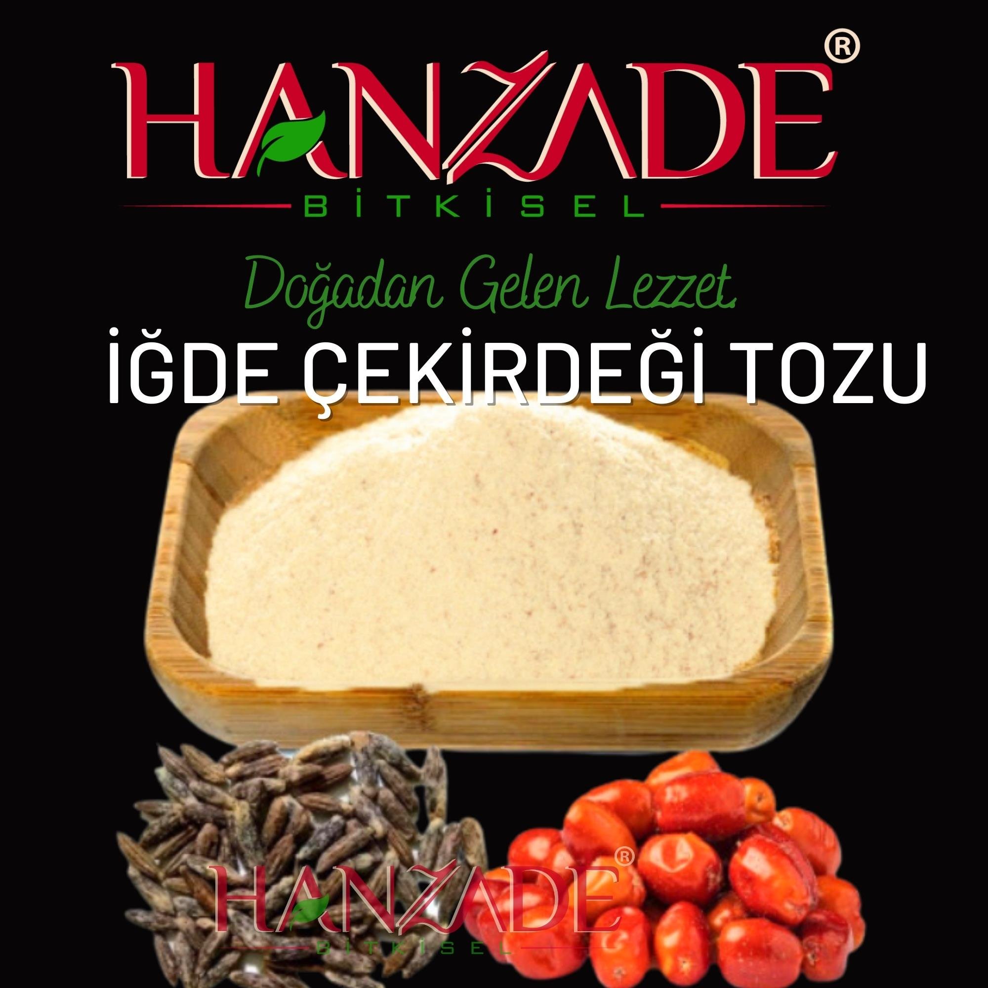 Hanzade Bitkisel İğde Çekirdeği Tozu Taze Öğütülmüş Günlük Çekim