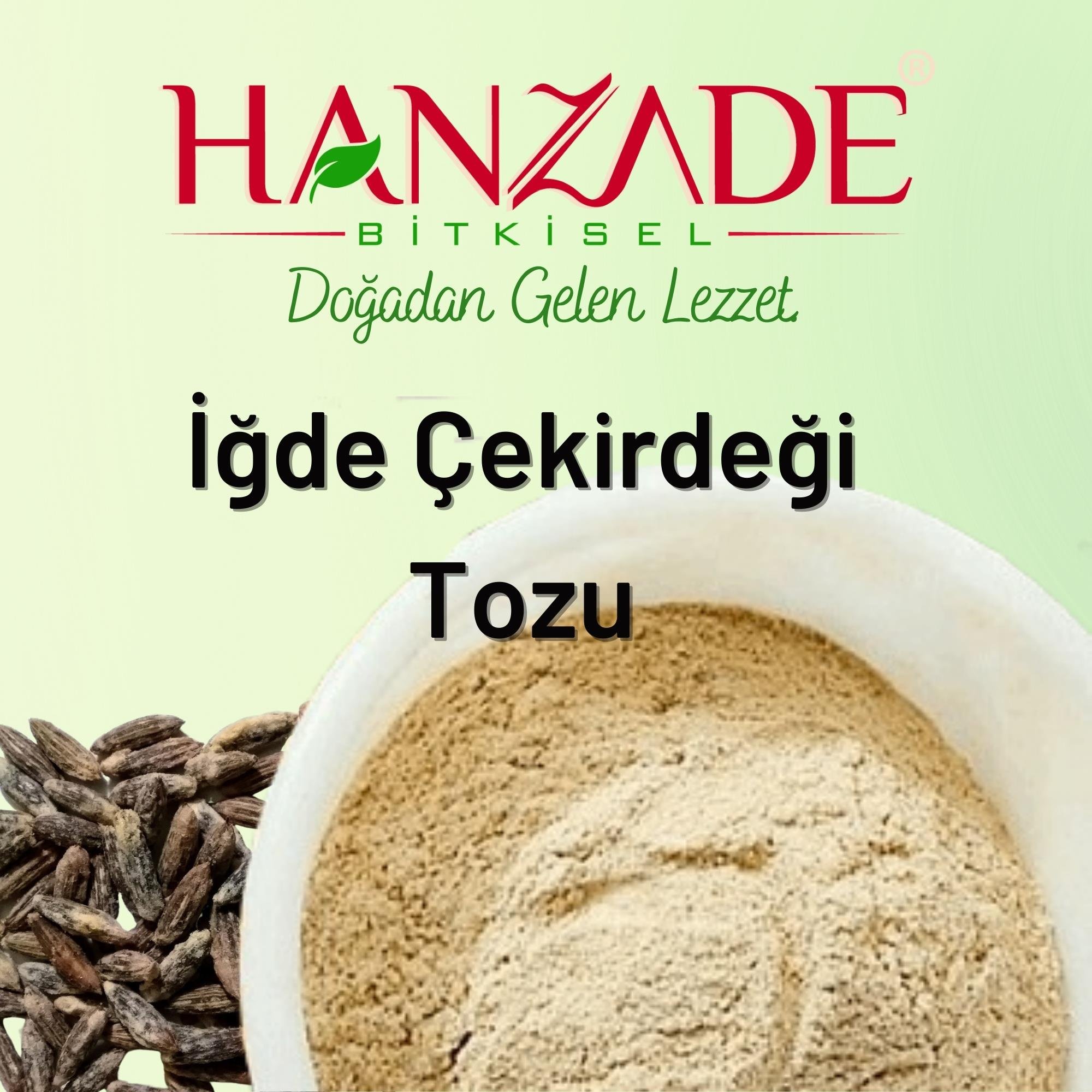Hanzade Bitkisel İğde Çekirdeği Tozu Taze Öğütülmüş Günlük Çekim