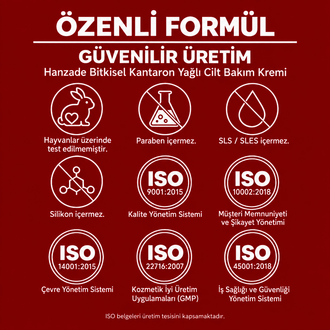 Hanzade Bitkisel Kantaron Yağlı Krem 50 ml – Nemlendirici Yüz, El ve Vücut Bakım Kremi, E Vitaminli