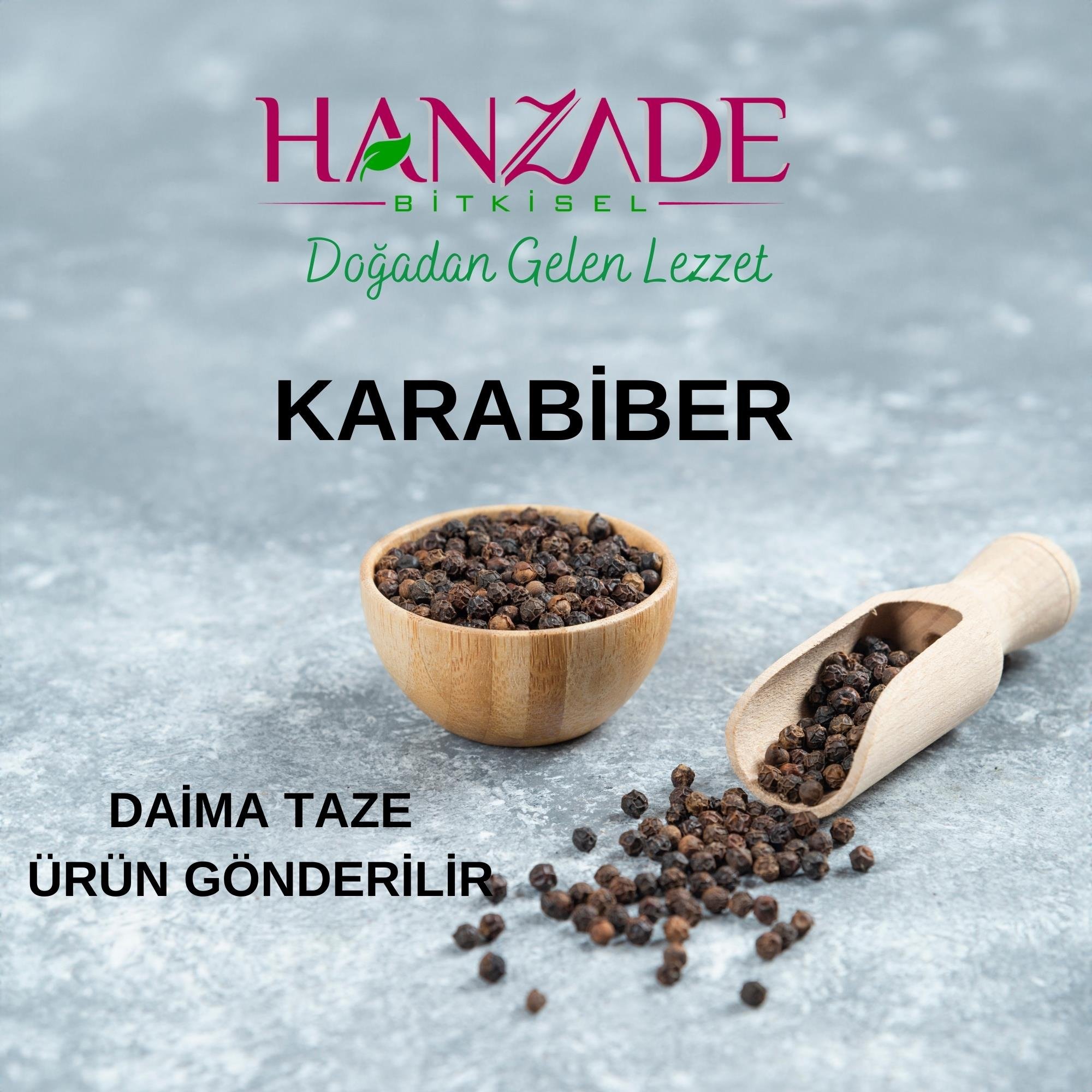 Hanzade Bitkisel Karabiber Tane - Yüksek Kalibre, İri Taneli