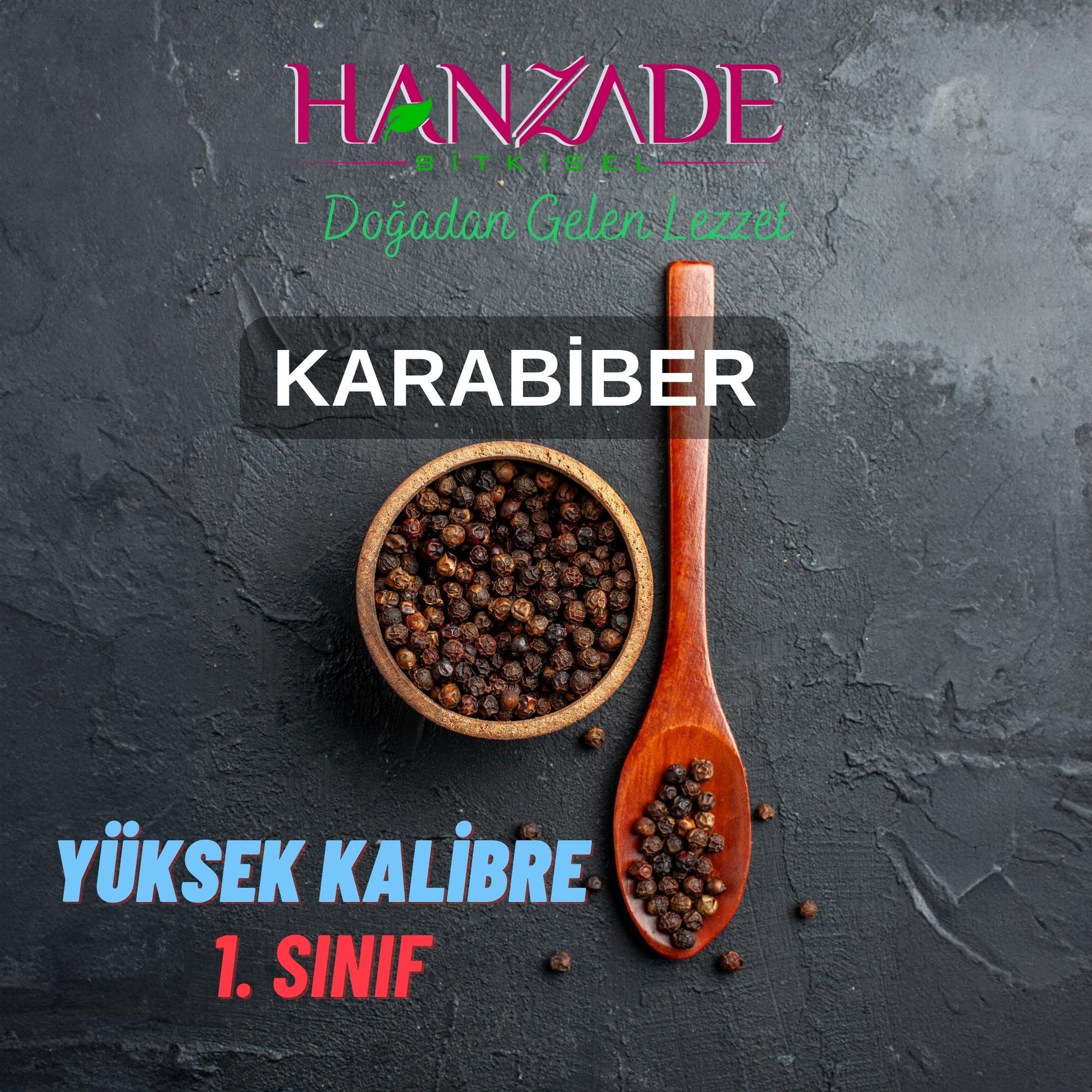 Hanzade Bitkisel Karabiber Tane - Yüksek Kalibre, İri Taneli