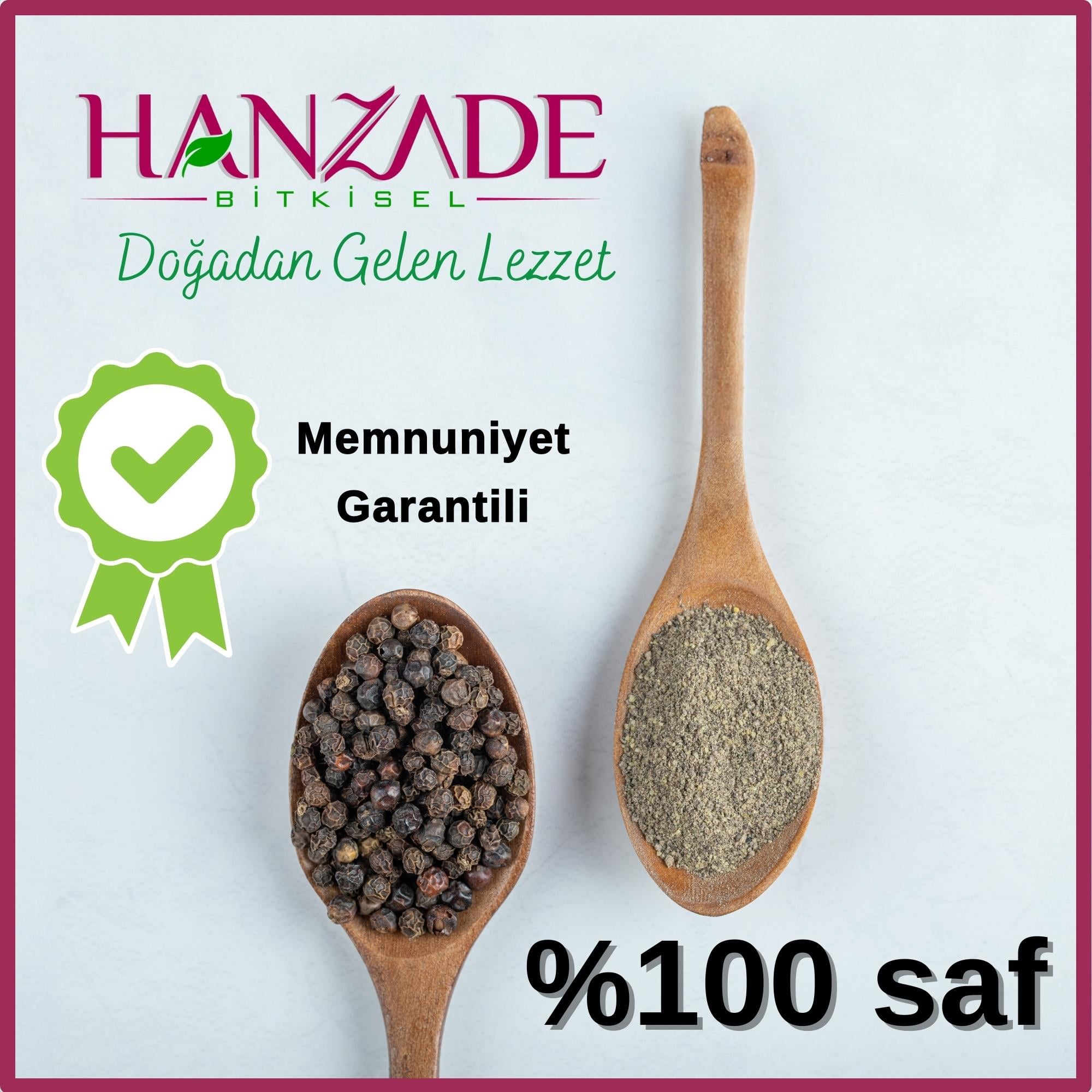 Hanzade Bitkisel Karabiber Tane - Yüksek Kalibre, İri Taneli